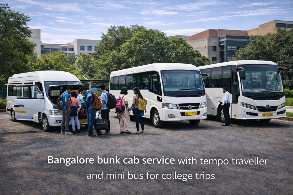 Bunk cab Booking Bangalore