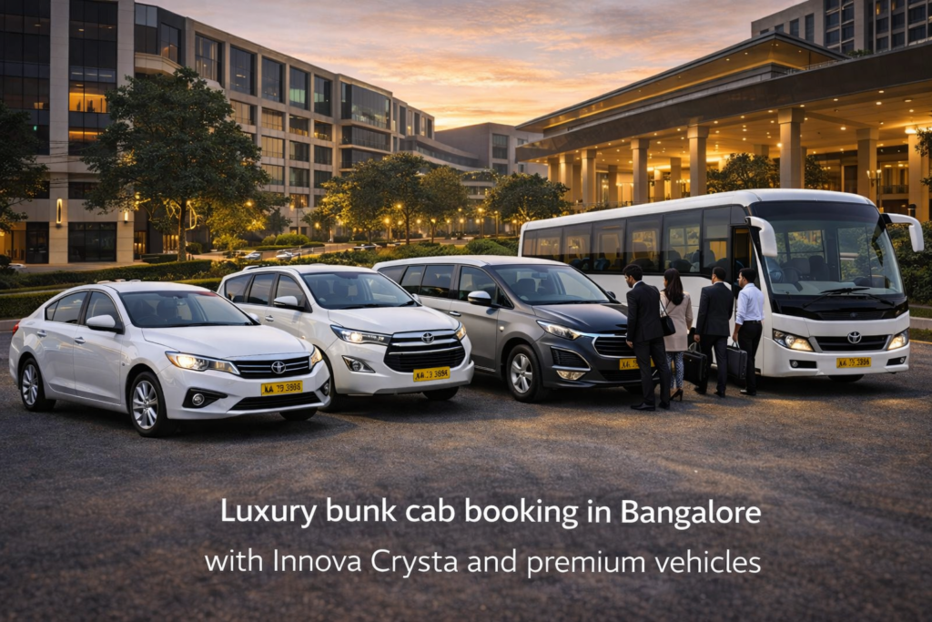 Bunk cab Booking Bangalore
