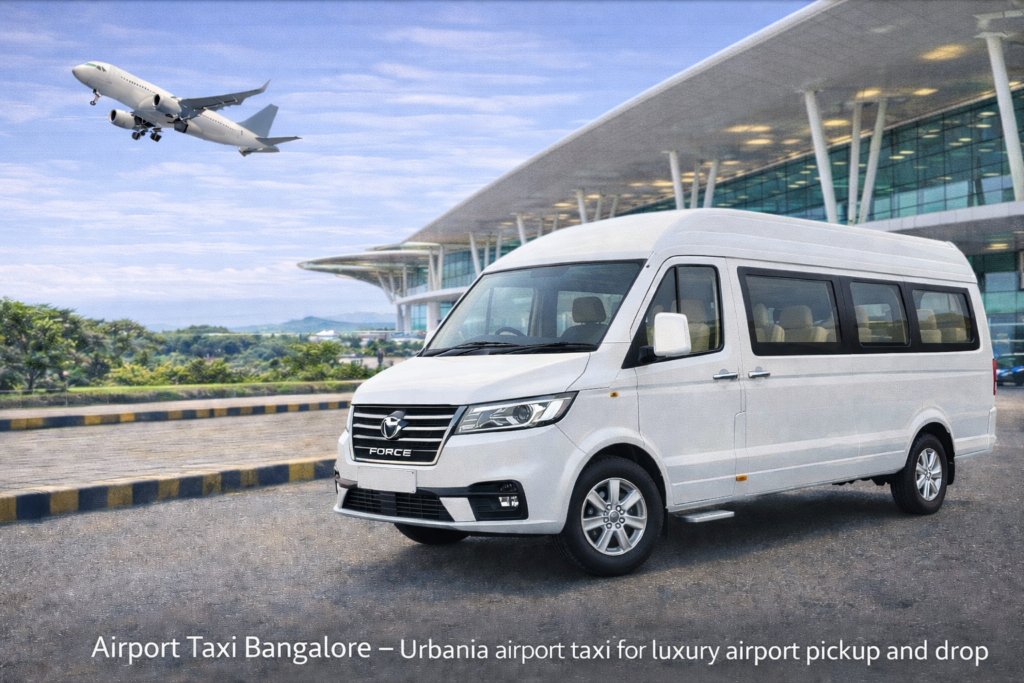 Airport Taxi Bangalore – Urbania airport taxi for luxury airport pickup and drop